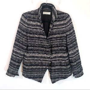 MM Lafleur Wells Tweed Blazer Jacket 6